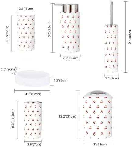JBNJANKDAV 6-Piece Bathroom Sets Durable Stylish