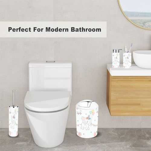 Fairy Elephant Bathroom Accessory Set 6 Piece