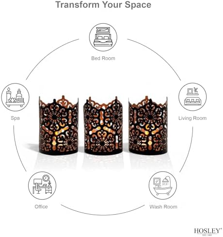 Elegant Metal Candle Holder Set