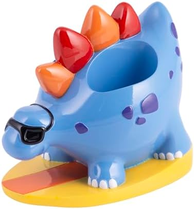 Surfin Dino 4-Piece Bathroom Accessory Set