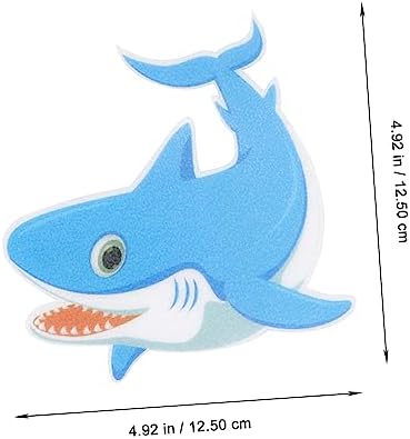 Mobestech Peva Shark Sticker Non-Slip Safety Strip for Bathroom Kitchen Pool