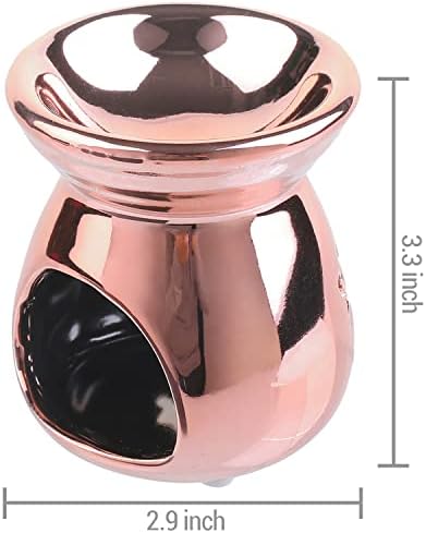 MyGift 2-Piece Aromatherapy Candle Holder Set with Modern Design