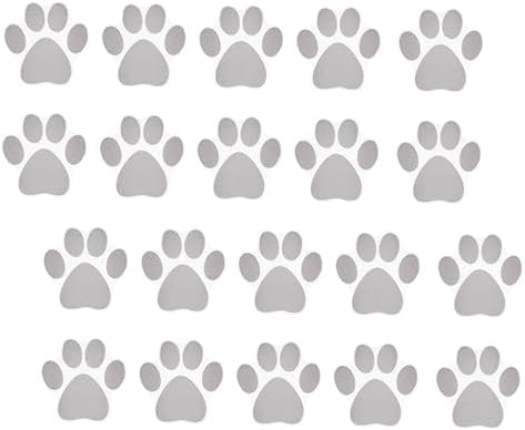 20PC Cartoon Dog Paw Sticker - Safe Fun for Bathtime in Bathtub Bathroom