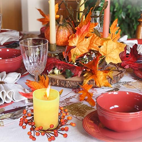 Elegant Fall Candle Rings