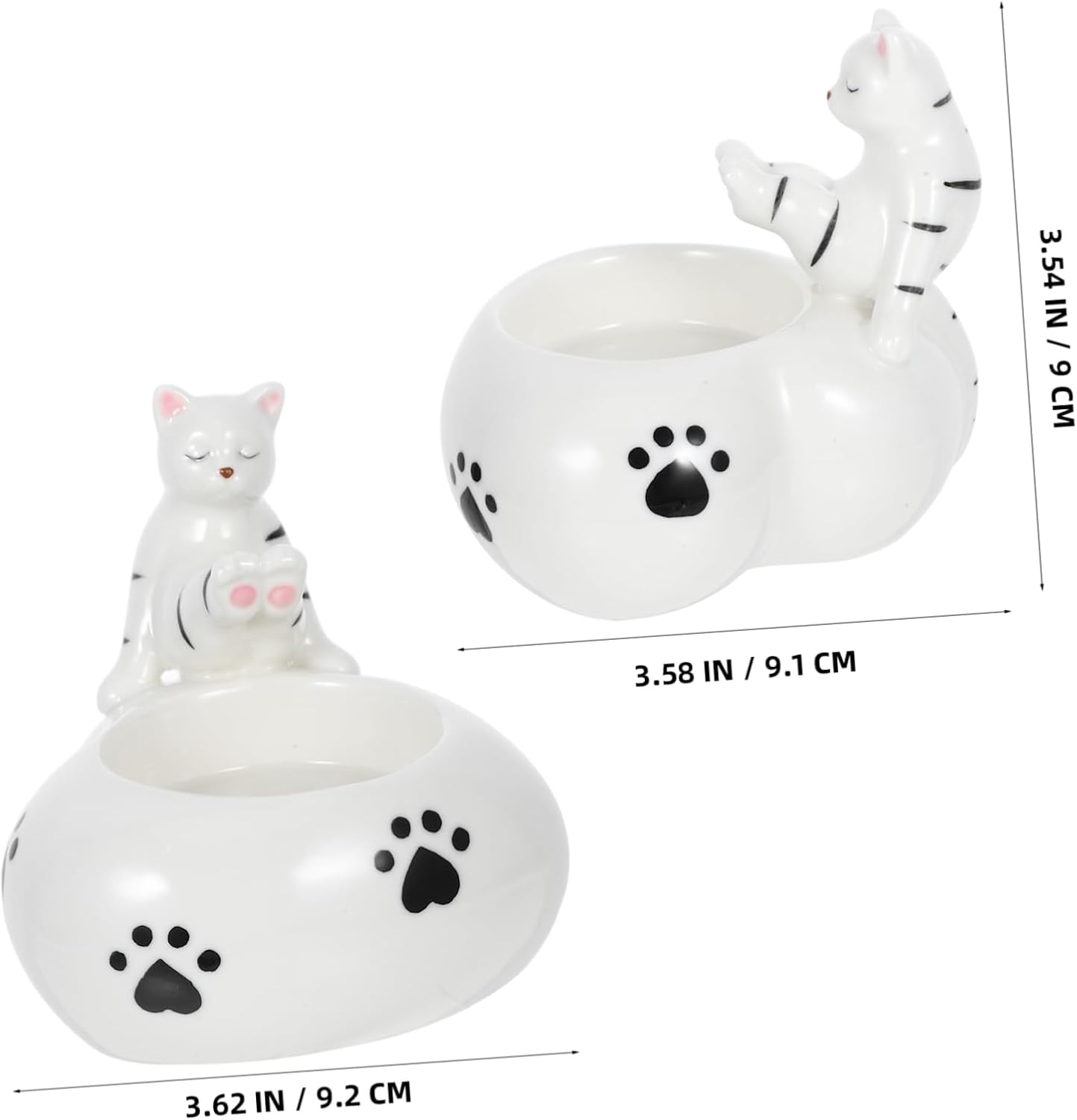 Unique Ceramic Cat Tea Light Candle Holder