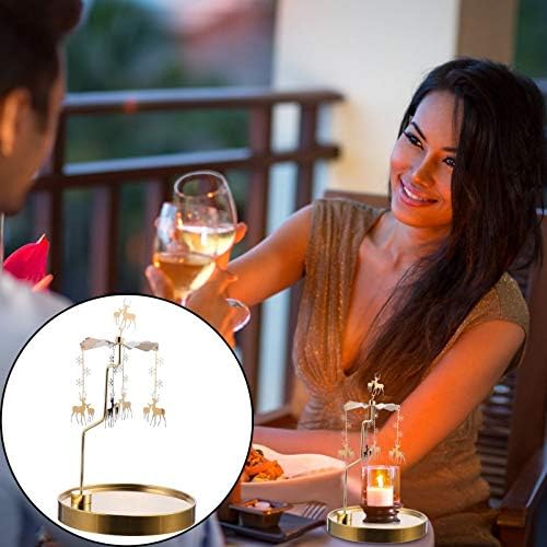 Beaupretty Metal Tealight Candle Spinner