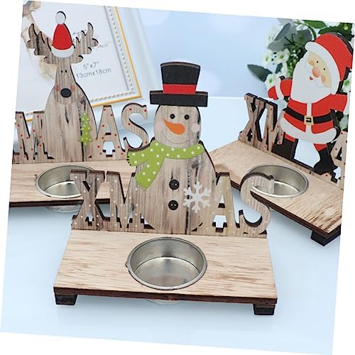 Unique Christmas Candle Holder Set for Dining Table