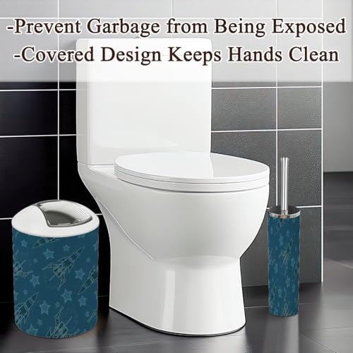 Bathroom Accessories Set 6 Pcs Space Theme