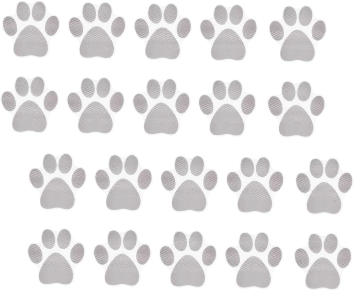 20PC Cartoon Dog Paw Sticker - Safe Fun for Bathtime in Bathtub Bathroom