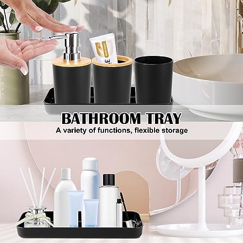 iMucci 9Pcs Black Bathroom Set