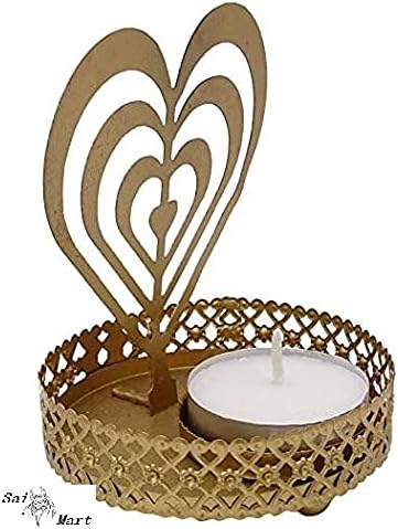 Traditional Heart Shadow Candle Holder