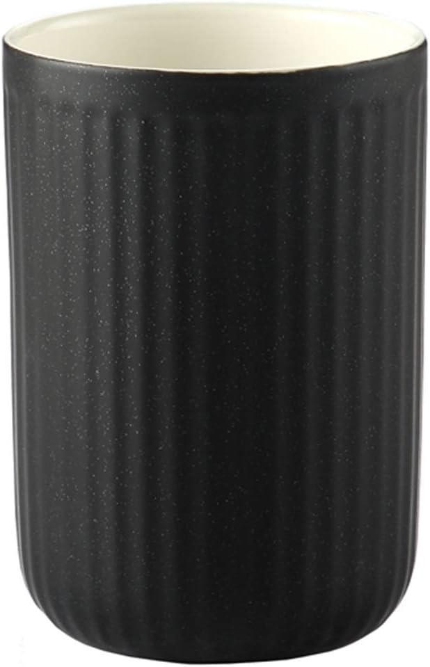 Sleek Durable Ceramic Mouthwash Holder for Use in Bathrooms Hotels