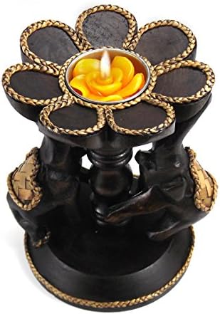 AeraVida Decorative Elephant Candle Holder