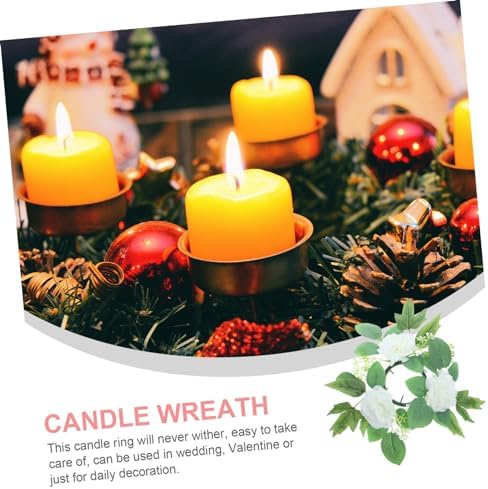 Luxshiny Floral Centerpiece Wreath