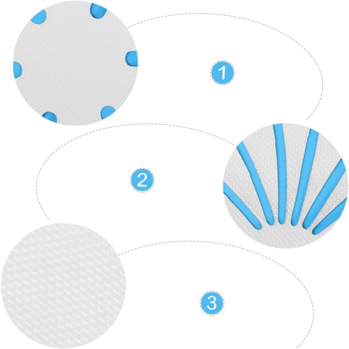 Bathroom Sticker Set Durable Aesthetic Anti-Slip for Stairs More