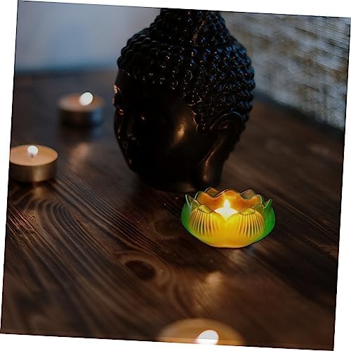 Whimsical Glass Candle Holder