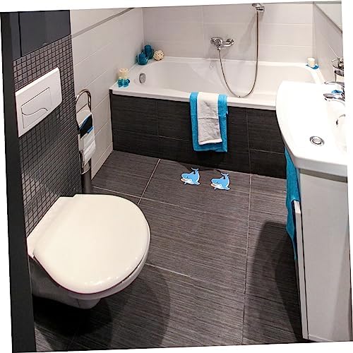 Mobestech Peva Shark Sticker Non-Slip Safety Strip for Bathroom Kitchen Pool