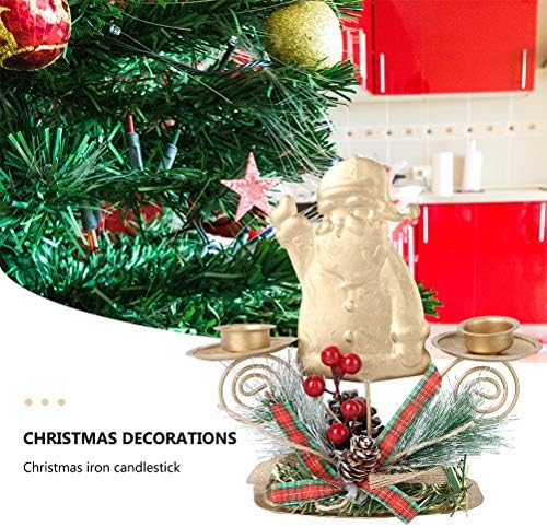 Elegant Christmas Candle Holder Set