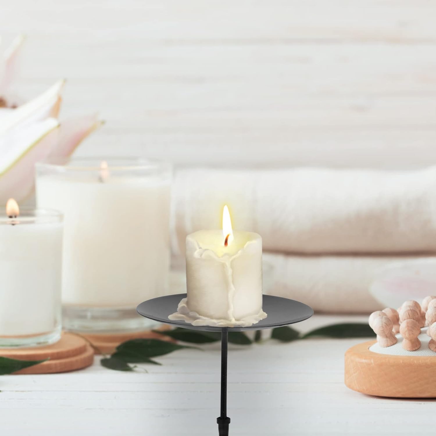 Sturdy 12-Piece Candle Holder Fixation Kit for Festival Use