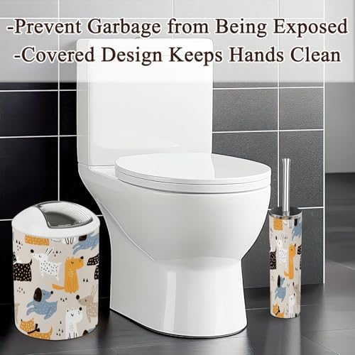Scandinavian Style 6 Piece Bathroom Accessory Set