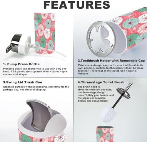 Bath Time Starts Here 6-Piece Set for Modern Sloths Their Traits
