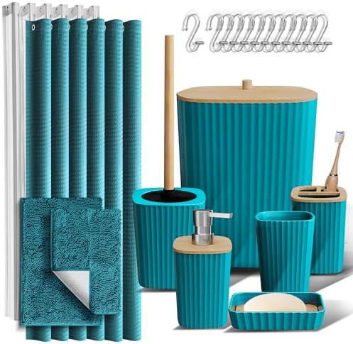 Hearth Harbor Sodium Green 22-Piece Bathroom Set