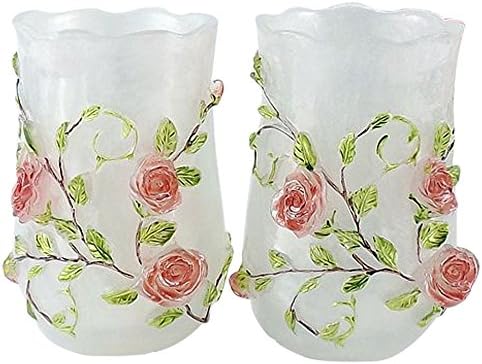 LUANT Resin 3D Roses 5PC Bathroom Accessory Set