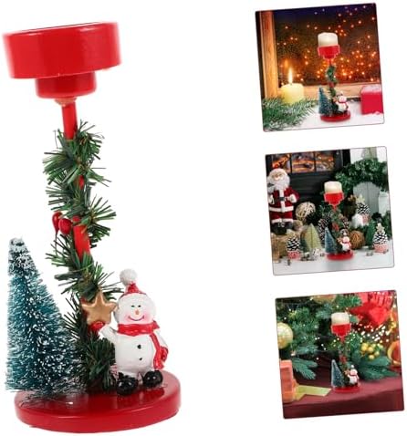 _Christmas Snowman Candle Holder_