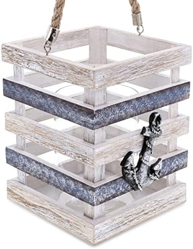CoTa Global Silver Sea Nautical Teardrop Candle Holder