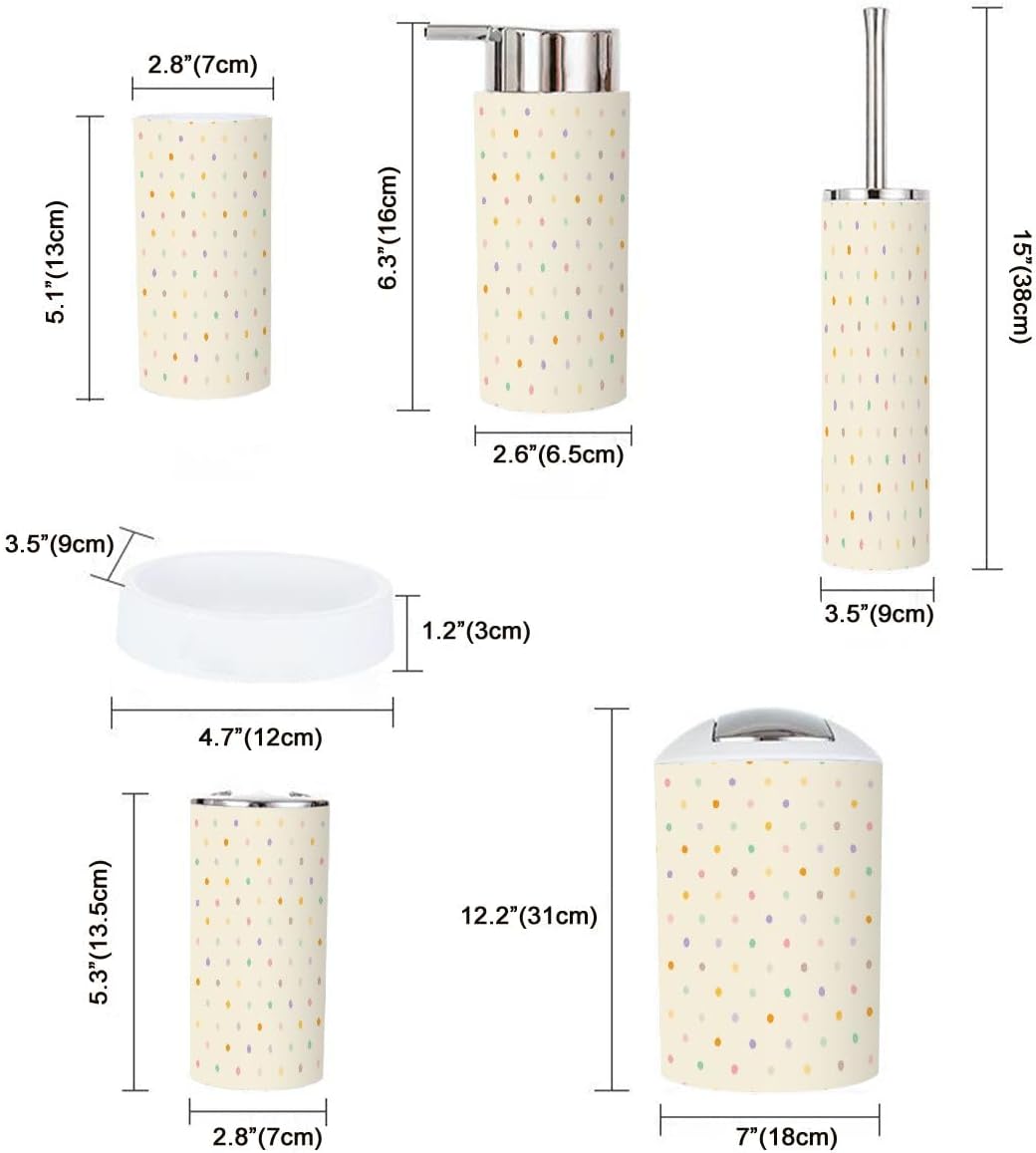 JBNJANKDAVStylish Bathroom Accessories Set 6 Pcs