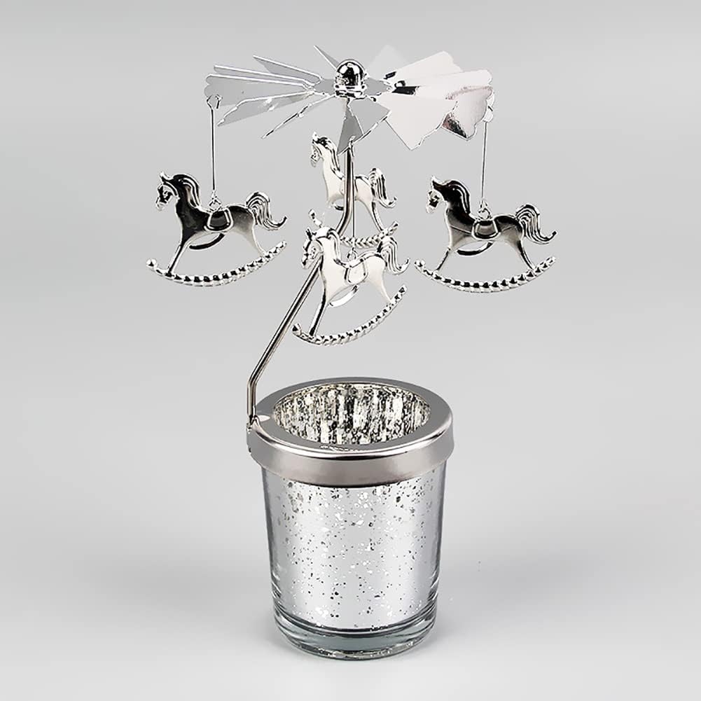 Elegant Rotating Candle Holder