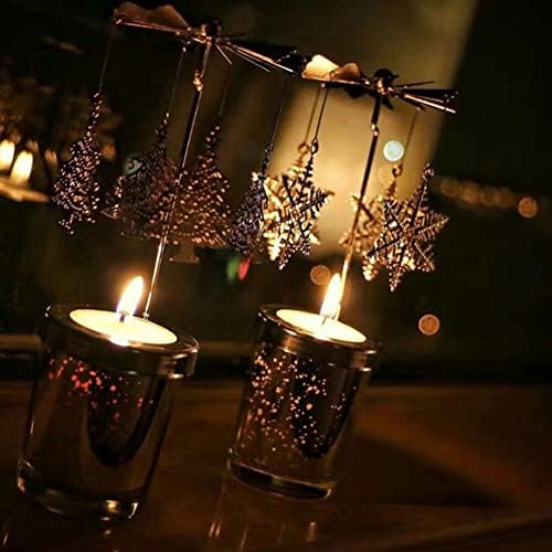 Eforcase Rotary Spinning Tea Light Holder