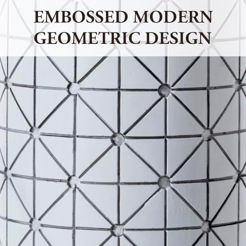 MyGift Modern Geometric Design Set for the Bathroom