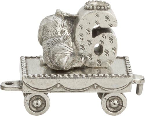 Birthday Train Candleholder 6-Kitten