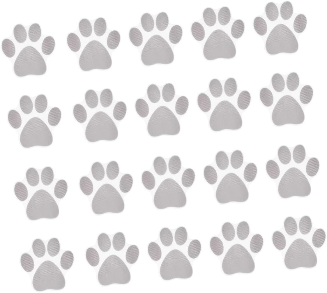 20PCS Dog Footprint Non-Slip Stickers for Bathtubs