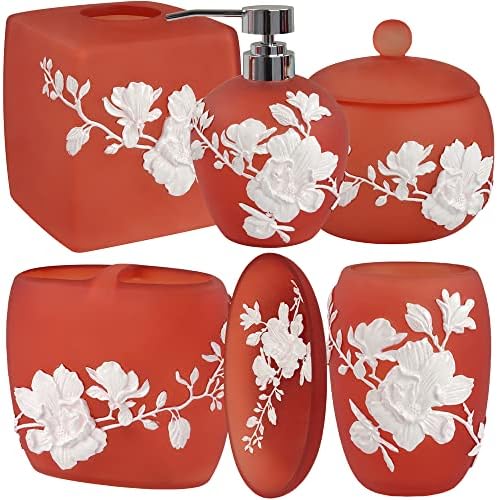 Elegant 6-Piece Bathroom Accessories Set Perfect for Modern Home