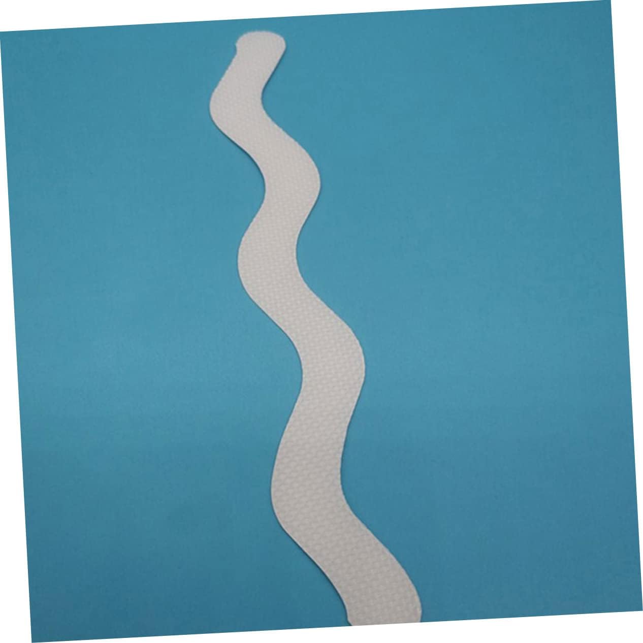 BESTYASH 48Pcs S-Shape Bath Stickers Non-Slip Floor Decals