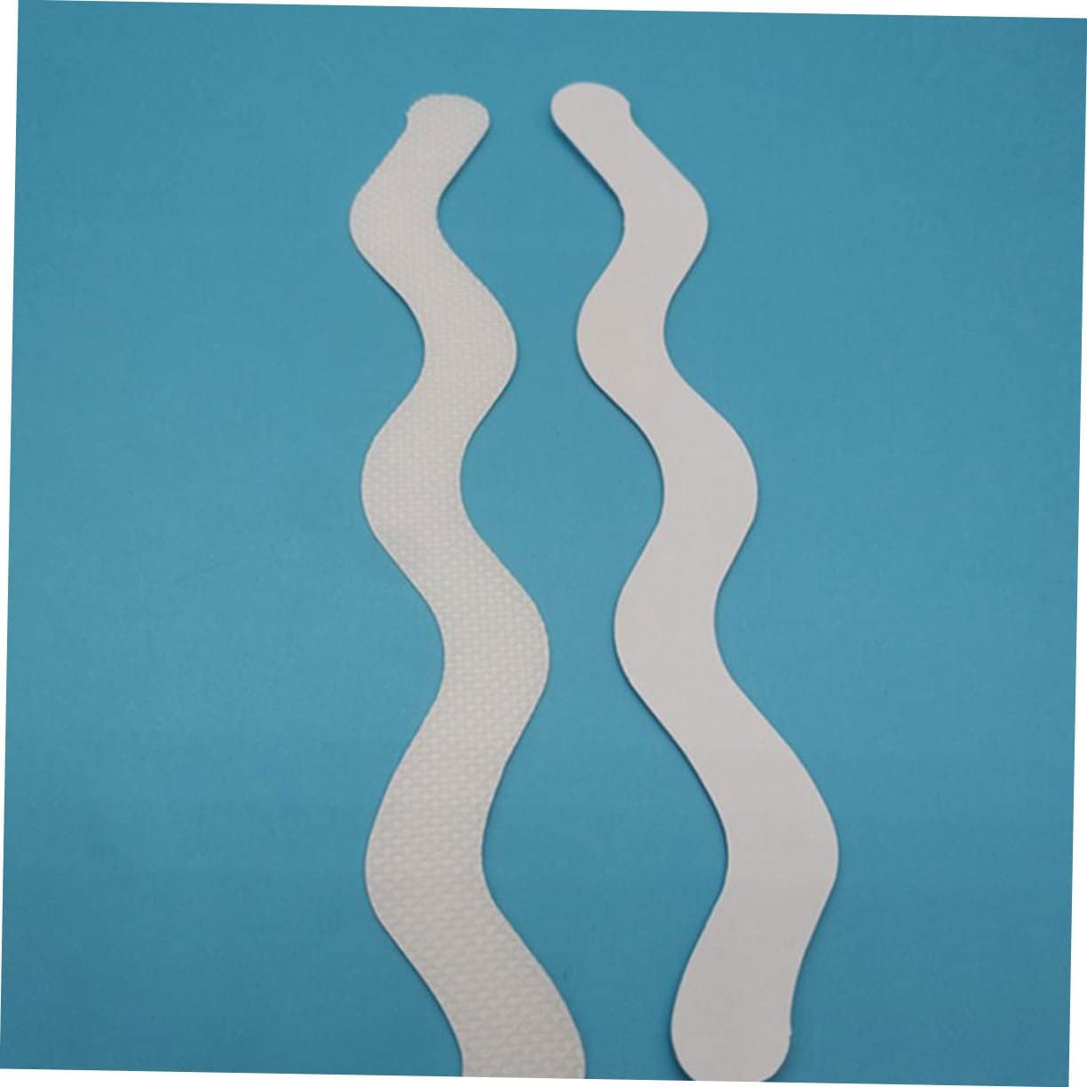 BESTYASH 48Pcs S-Shape Bath Stickers Non-Slip Floor Decals