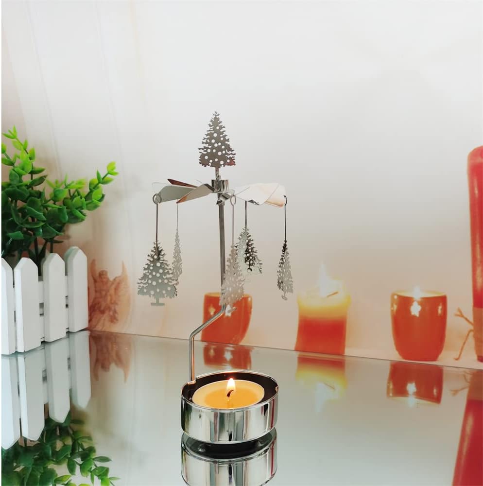 Sturdy Durable Tea Light Candle Holder - Christmas Tree Design