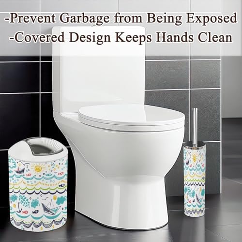 Bathroom Accessories Set 6 Pcs Modern Decor