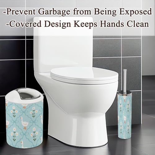 6-Piece spring-themed bathroom essentials