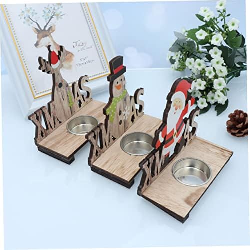 Unique Christmas Candle Holder Set for Dining Table