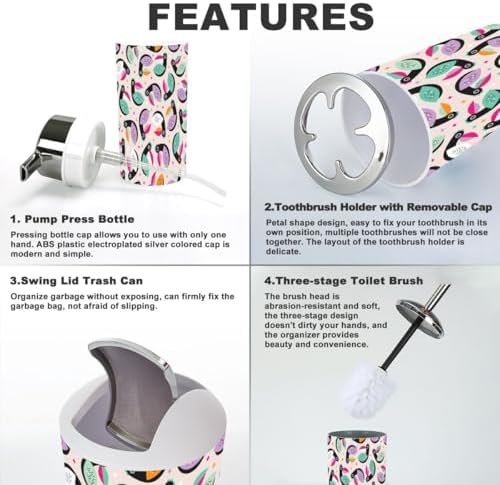 Bathroom Accessories Set 6 Pcs