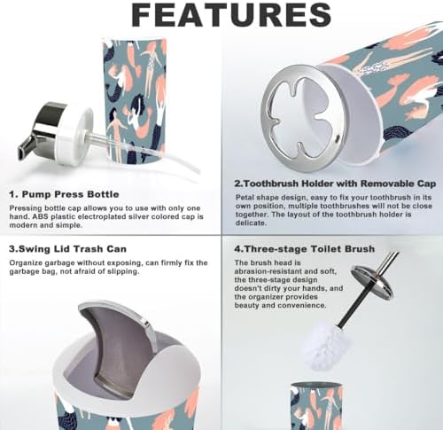 JBNJANKDAV Bathroom Accessories Set
