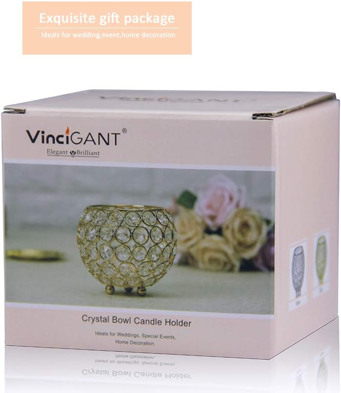 Vinicant Gold Candle Holders for Weddings