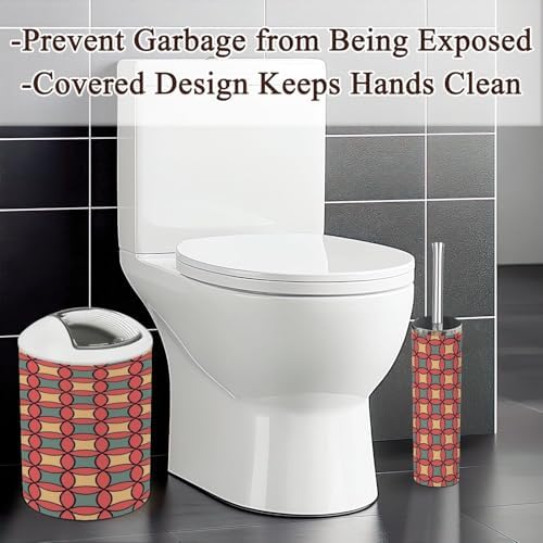 6-Piece Retro Bathroom Accessories Set