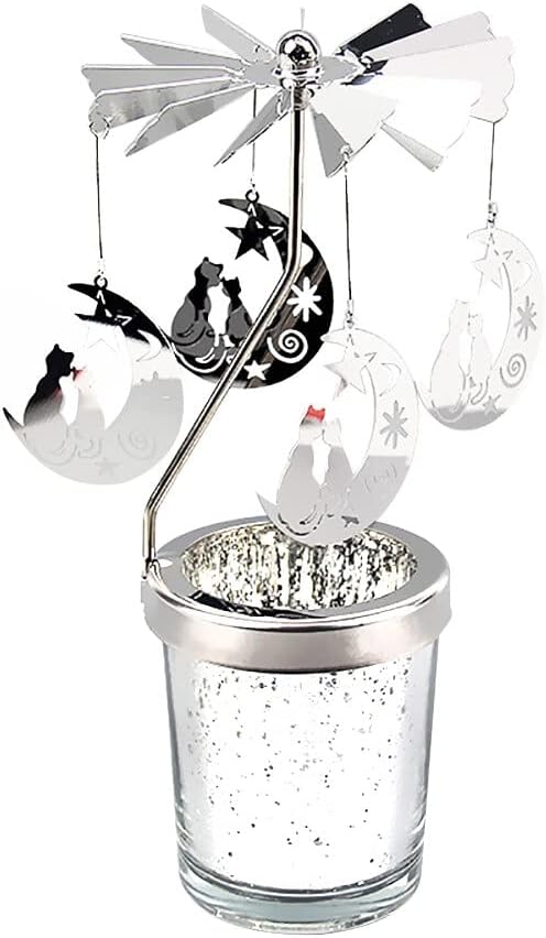 Elegant Hanging Cat Candle Holder