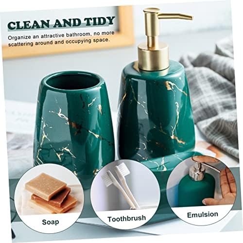 SOLUSTRE 3Pcs Bathroom Accessory Set