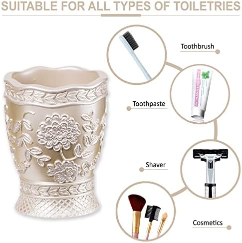 Zahari Rose Vine 4pc Bathroom Set