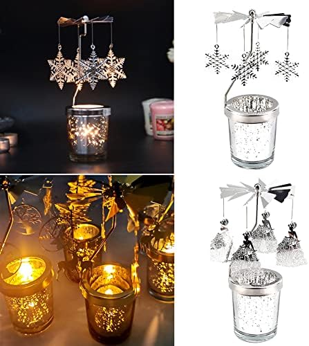Elegant Rotating Candle Holder